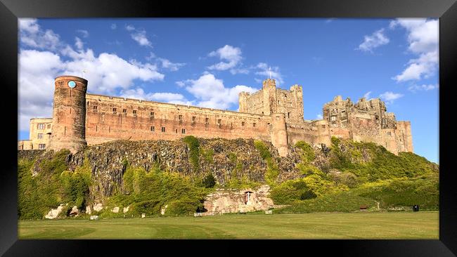 Simply stunning Bamburgh Castle Framed Print by Naylor's Photography