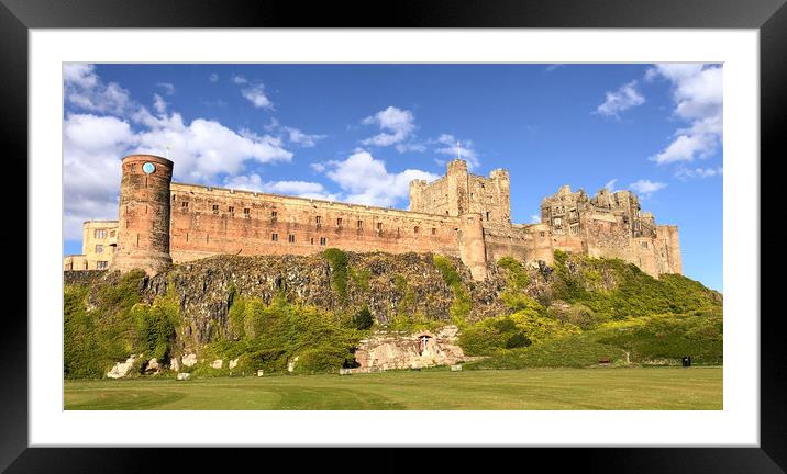 Simply stunning Bamburgh Castle Framed Mounted Print by Naylor's Photography