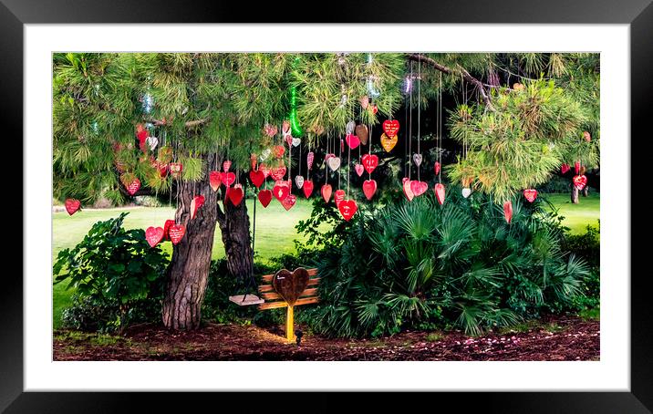 Love Tree Framed Mounted Print by Naylor's Photography