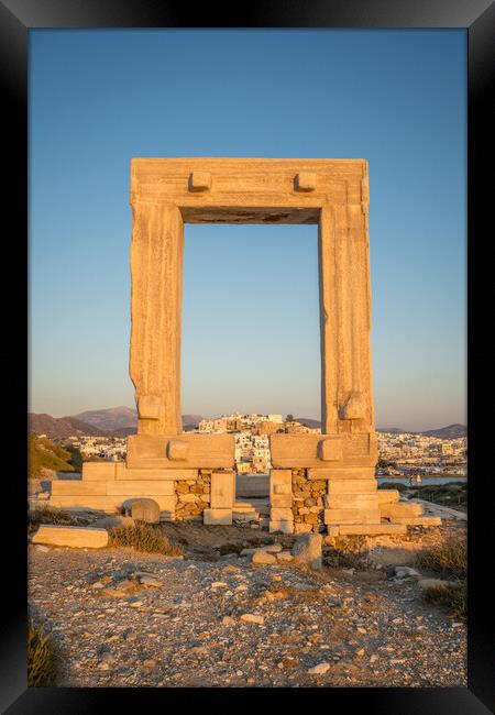 Powerful Temple of Apollo Framed Print by Naylor's Photography