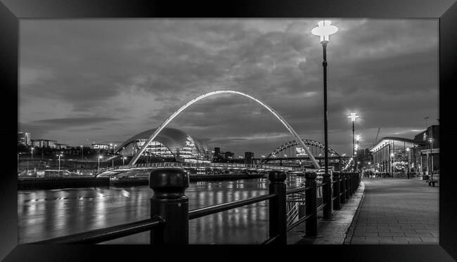 Picture of Newcastle Framed Print by Naylor's Photography