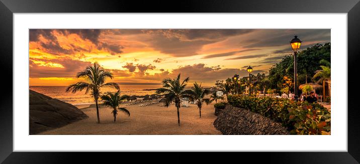 Paradise Beach  Framed Mounted Print by Naylor's Photography