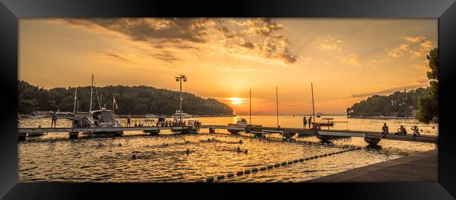 Splashing about in the Sun Framed Print by Naylor's Photography