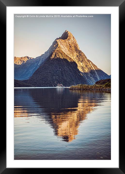 Milford Sound Framed Mounted Print by Colin & Linda McKie