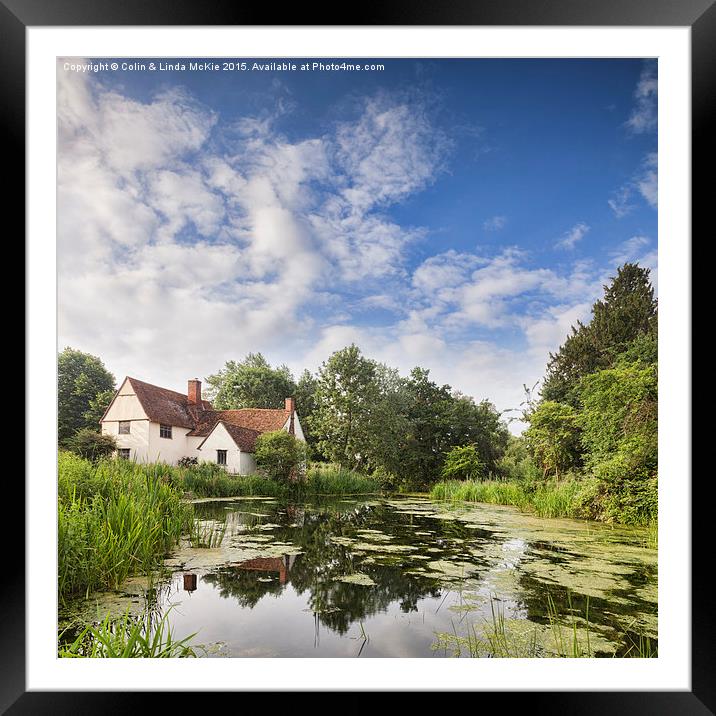  Willy Lott's House Framed Mounted Print by Colin & Linda McKie