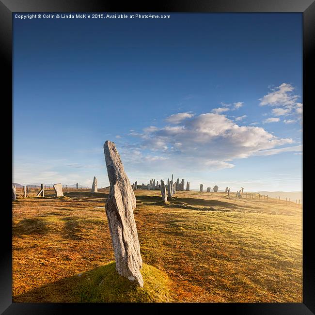 Standing Stones of Callanish Framed Print by Colin & Linda McKie