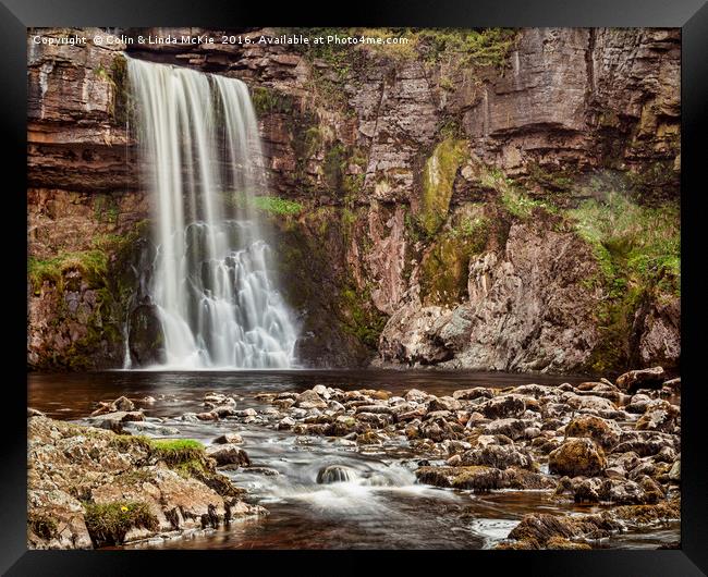 Thornton Force, Yorkshire Dales Framed Print by Colin & Linda McKie