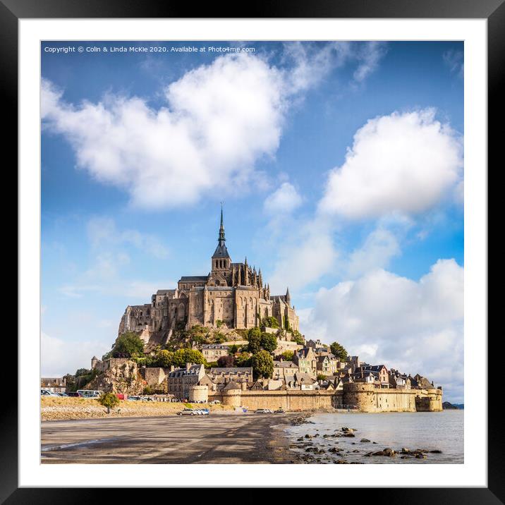 Mont St Michel, Normandy Framed Mounted Print by Colin & Linda McKie