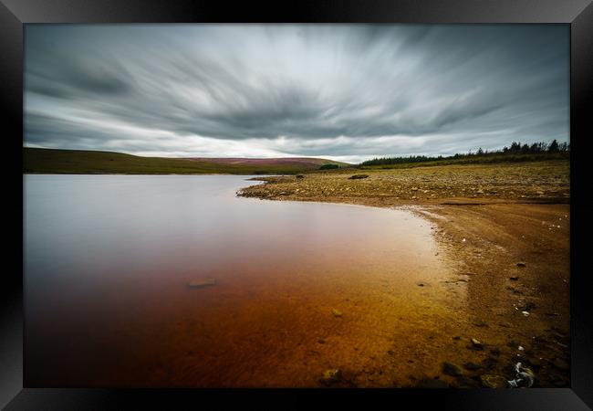 FA0001S - Gorple Lower Reservoir - Standard Framed Print by Robin Cunningham