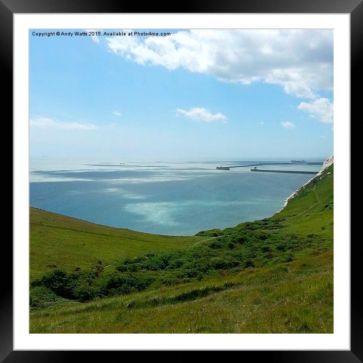 Dover Harbour Framed Mounted Print by Andy Watts