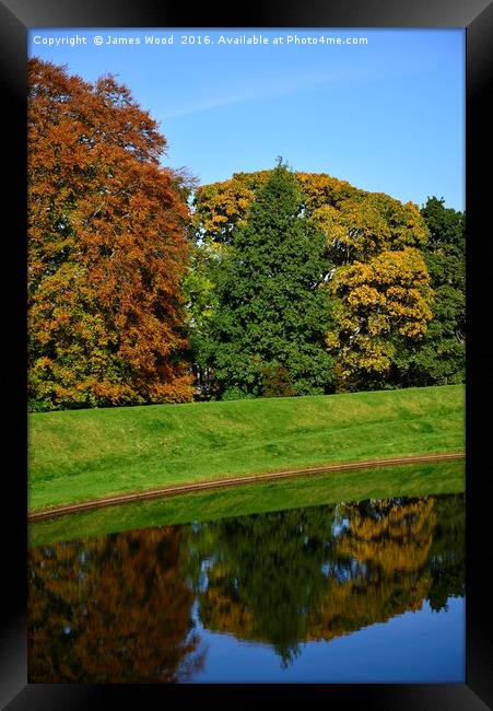 Autumn Reflections Framed Print by James Wood