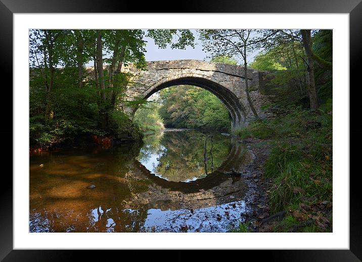  Bridge at Newbattle, Midlothian, Scotland Framed Mounted Print by Ann McGrath