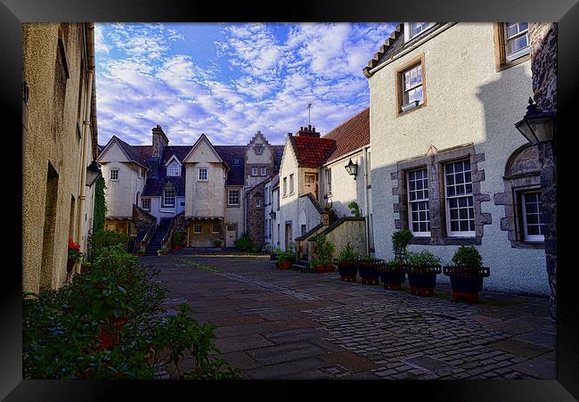 White Horse Close, The Royal Mile, Edinburgh Framed Print by Ann McGrath