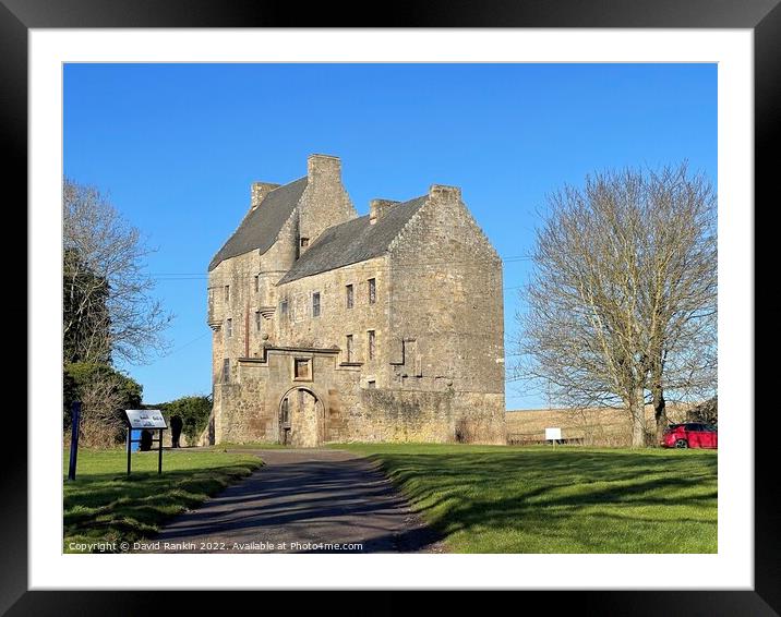 Midhope Castle ,( Lallybroch )  near Edinburgh Framed Mounted Print by Photogold Prints