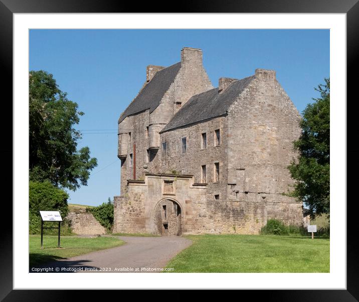 Midhope castle Framed Mounted Print by Photogold Prints