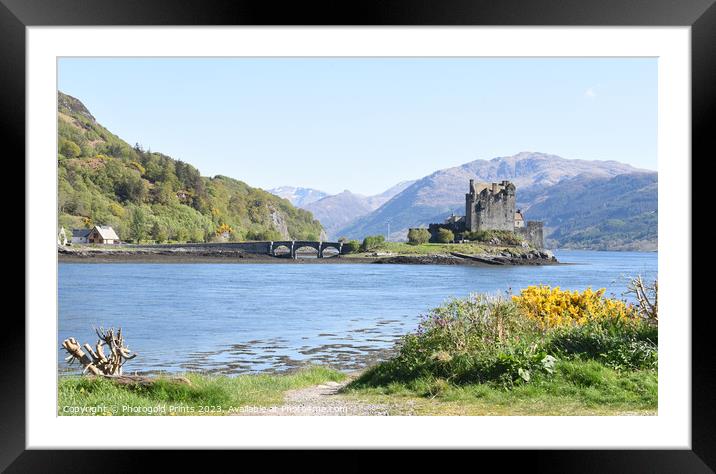 Eilean Donan Castle in the Highlands , Scotland Framed Mounted Print by Photogold Prints