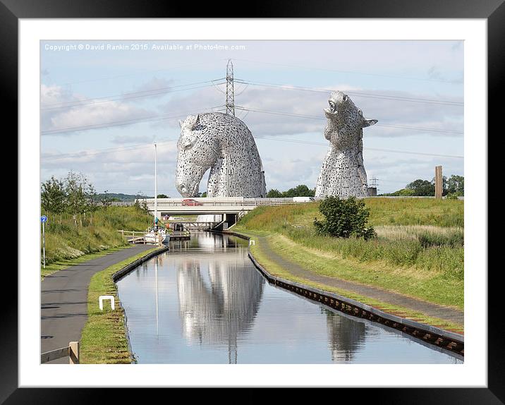 The Kelpies sculptures  Framed Mounted Print by Photogold Prints