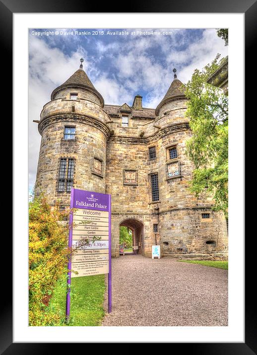 Falkland Palace HDR Framed Mounted Print by Photogold Prints