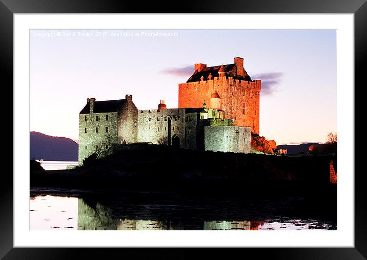  Eilean Donan Castle in the wintertime ,  Scotland Framed Mounted Print by Photogold Prints