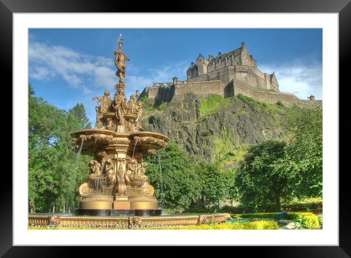 Edinburgh Castle , Scotland Framed Mounted Print by Photogold Prints