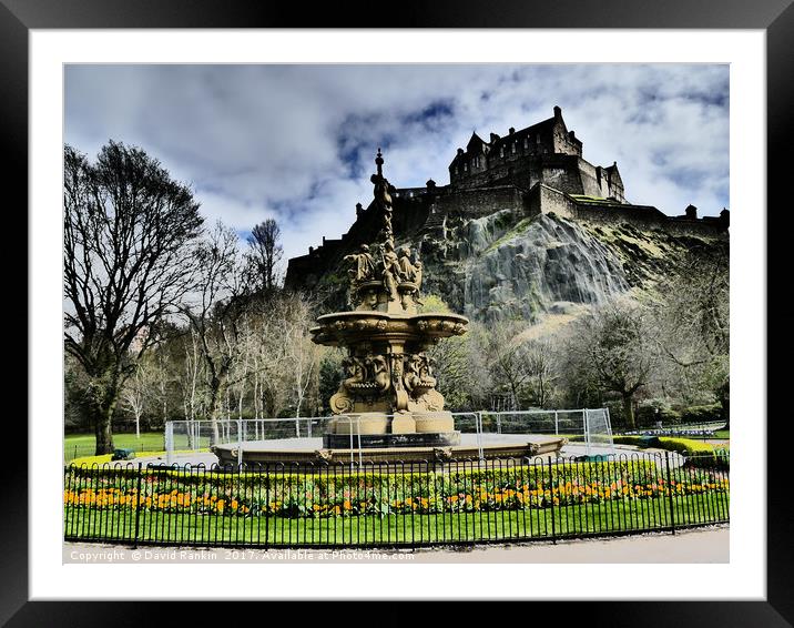Edinburgh Castle, Scotland Framed Mounted Print by Photogold Prints