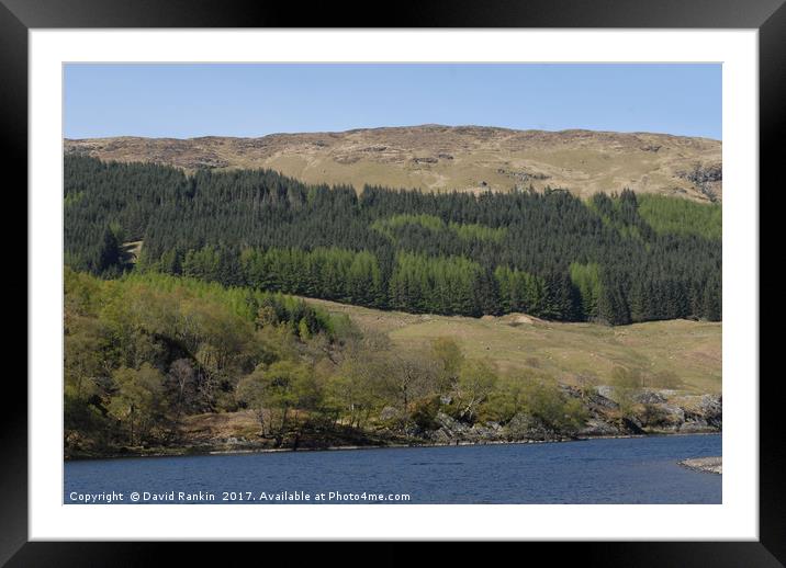 Loch Lubhair , the Highlands , Scotland Framed Mounted Print by Photogold Prints