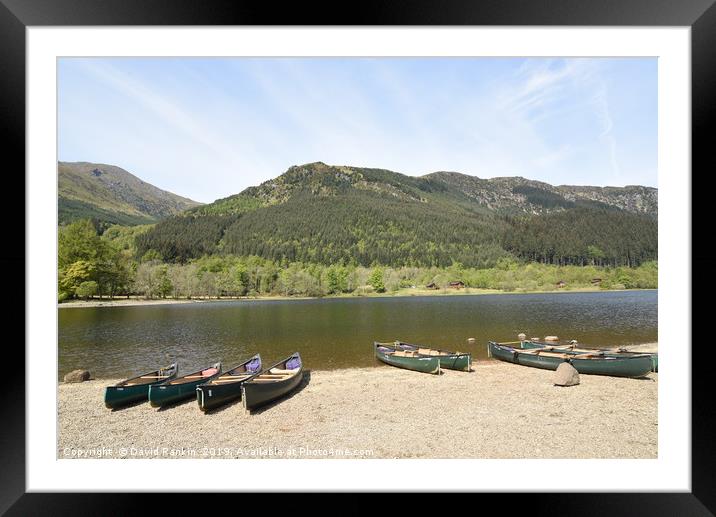 Loch Lubnaig, near Callendar in the Highlands of S Framed Mounted Print by Photogold Prints