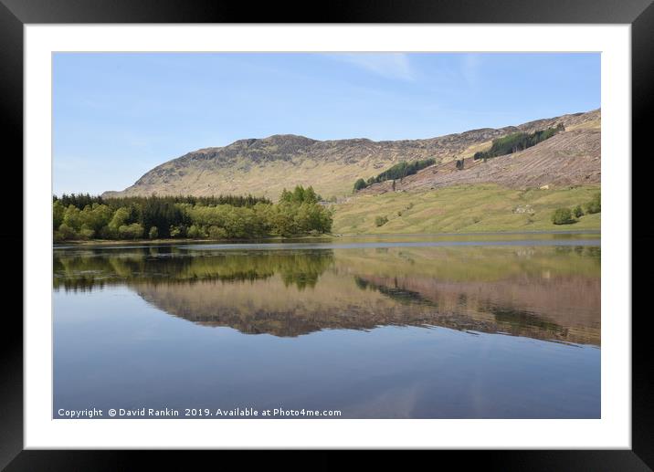 Loch Lubhair in the Highlands of Scotland Framed Mounted Print by Photogold Prints
