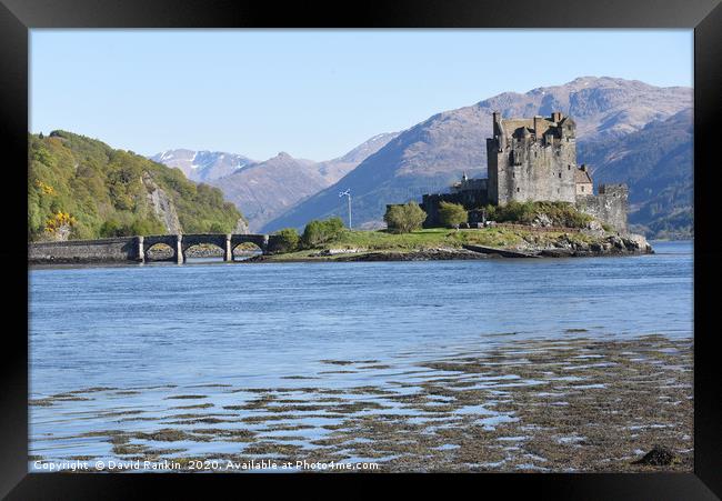Eilean Donan Castle on a summer afternoon  in the  Framed Print by Photogold Prints