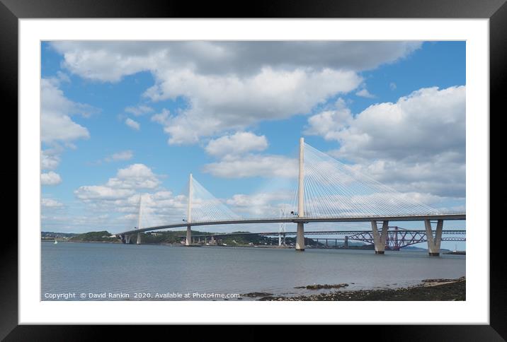 Queensferry Crossing over the River Forth , Scotla Framed Mounted Print by Photogold Prints