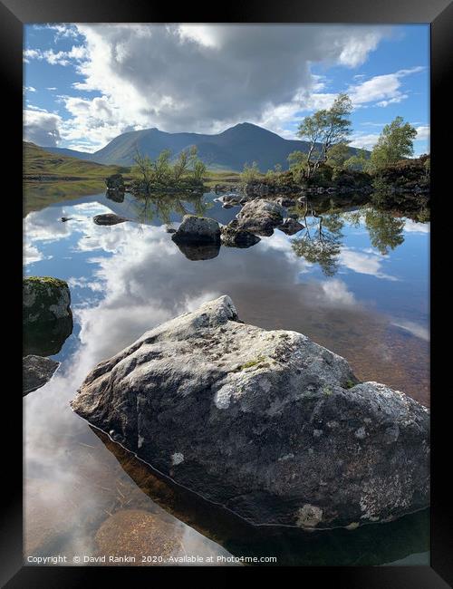 Lochan na h-Achlaise , the Black Mount in the High Framed Print by Photogold Prints