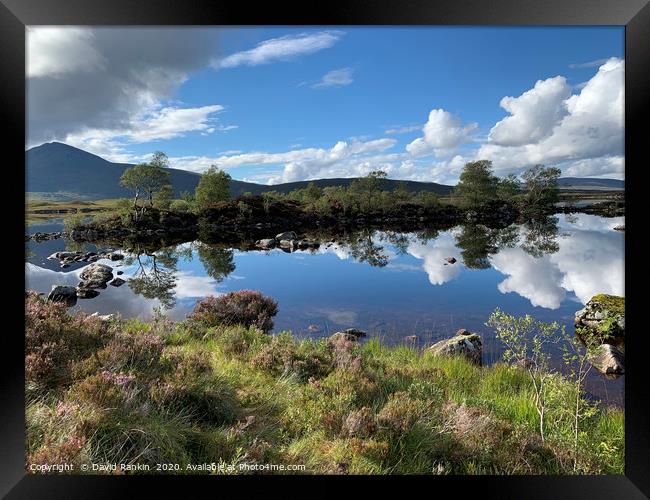 Loch Tulla and Black Mount , Rannoch Moor in the H Framed Print by Photogold Prints