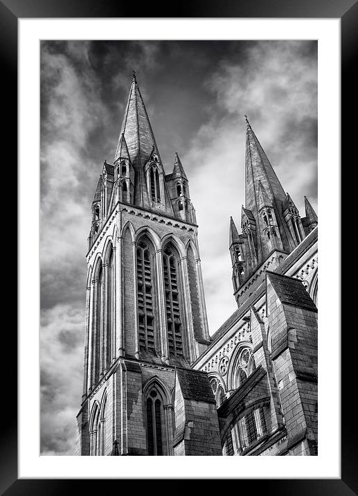  Truro Cathedral Framed Mounted Print by John Baker