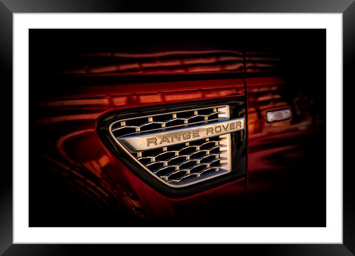 Range Rover Framed Mounted Print by John Baker