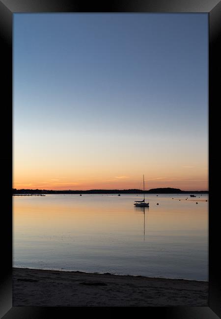Calm Sunset Framed Print by Margaret Reid