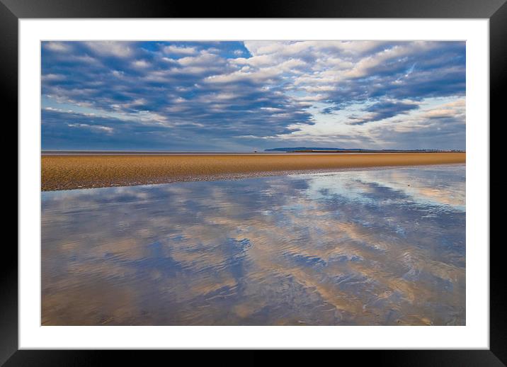Camber Sands, East Sussex Framed Mounted Print by David Ross