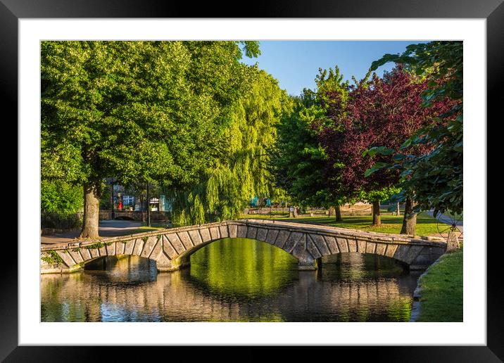 Bourton-on-the-Water, Cotswolds Framed Mounted Print by David Ross