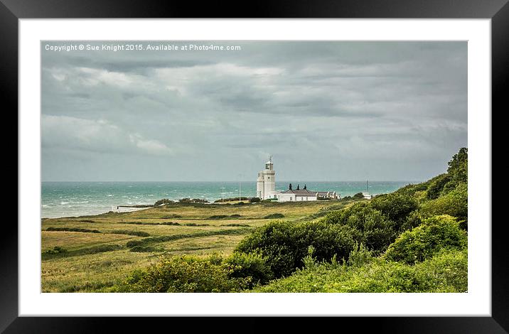 St. Catherine's Lighthouse Framed Mounted Print by Sue Knight