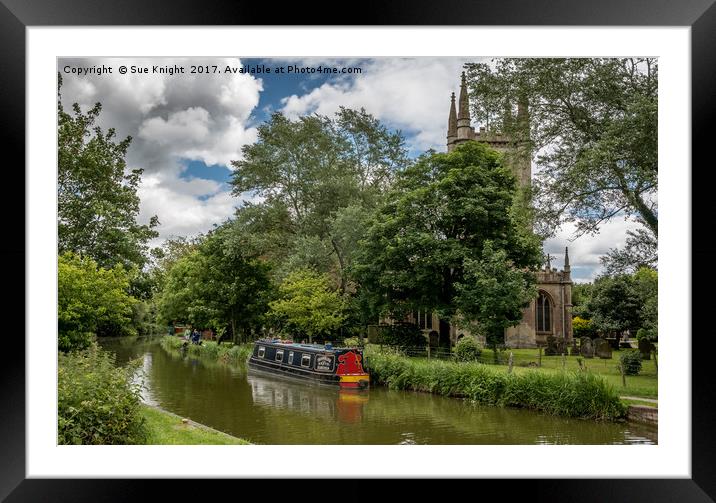 Kennet and Avon Canal,Hungerford Framed Mounted Print by Sue Knight