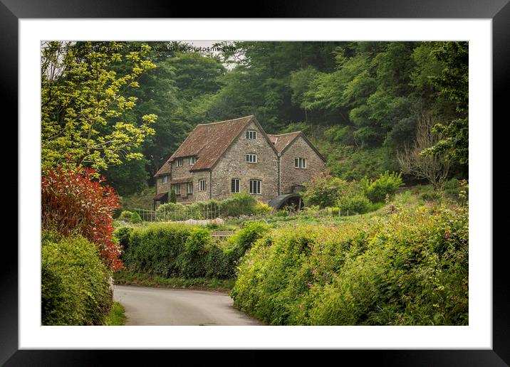 Mill House, Somerset Framed Mounted Print by Sue Knight