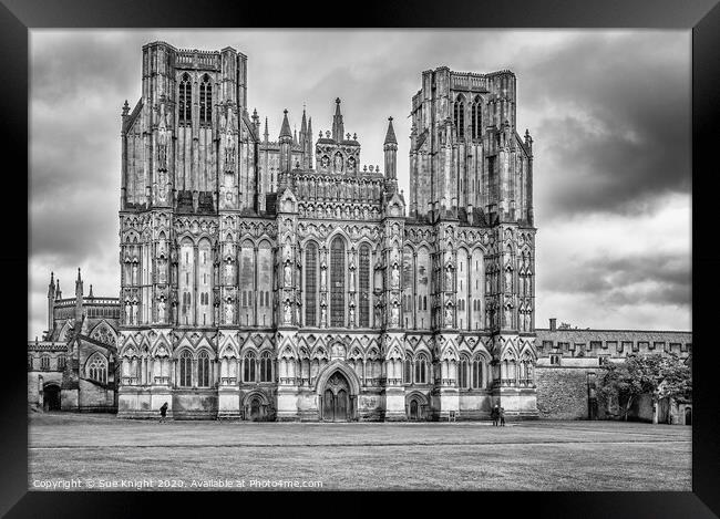 Wells Cathedral, Somerset Framed Print by Sue Knight