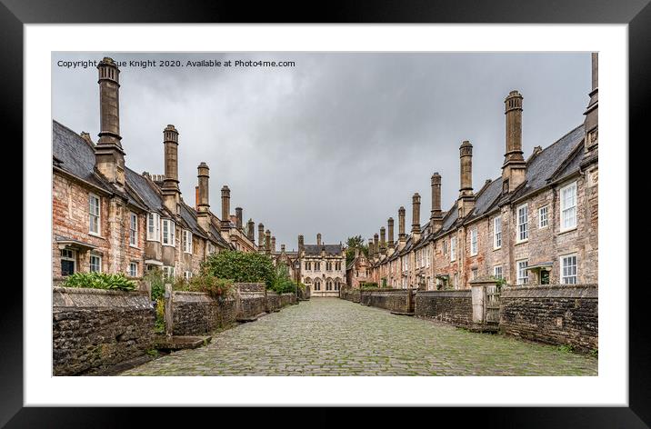 Vicars' Close, Wells Somerset Framed Mounted Print by Sue Knight