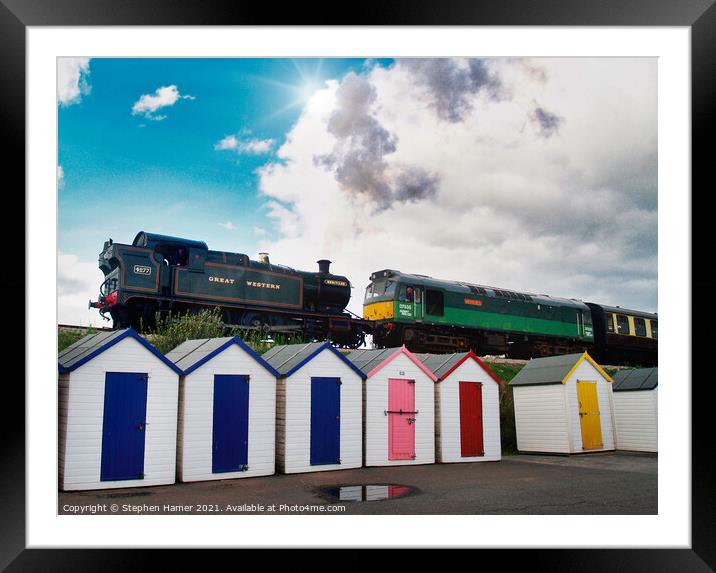 Hurcules and Mercury Framed Mounted Print by Stephen Hamer