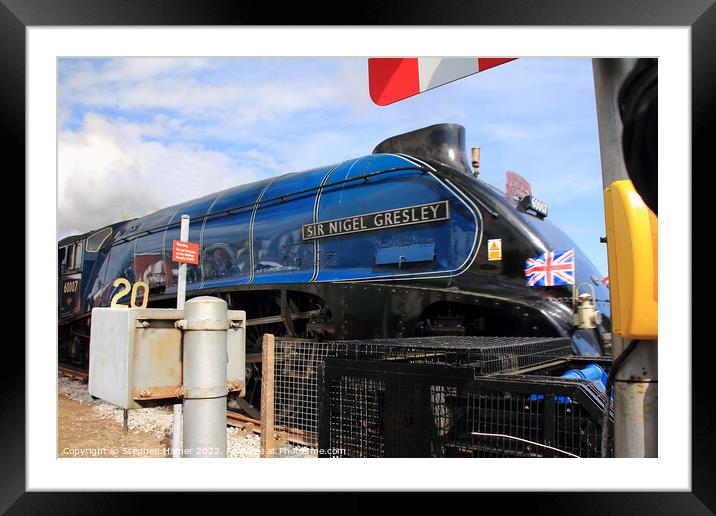 Sir Nigel Gresley Framed Mounted Print by Stephen Hamer