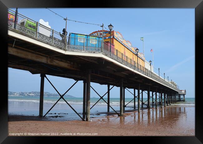 Majestic Paignton Pier Framed Print by Stephen Hamer