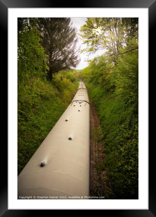 Journey Through Time Framed Mounted Print by Stephen Hamer