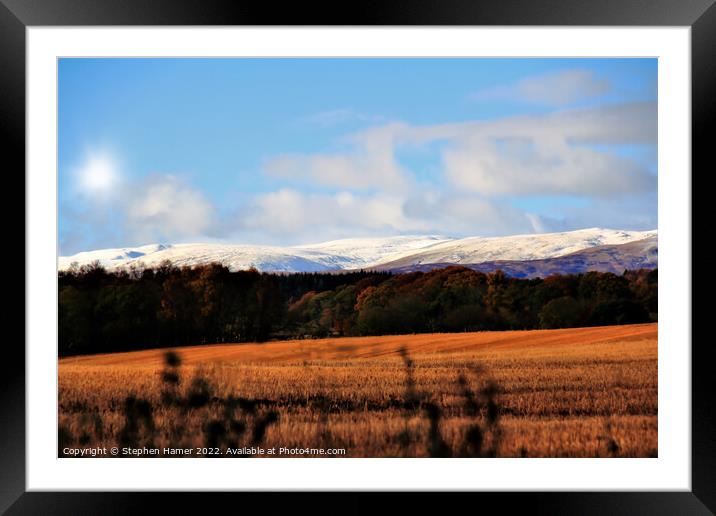 Majestic Scottish Highlands Framed Mounted Print by Stephen Hamer