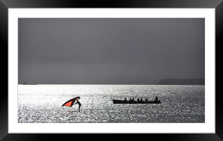 A Vibrant Sea Escape Framed Mounted Print by Stephen Hamer