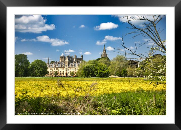 Majestic Christchurch College Framed Mounted Print by Stephen Hamer