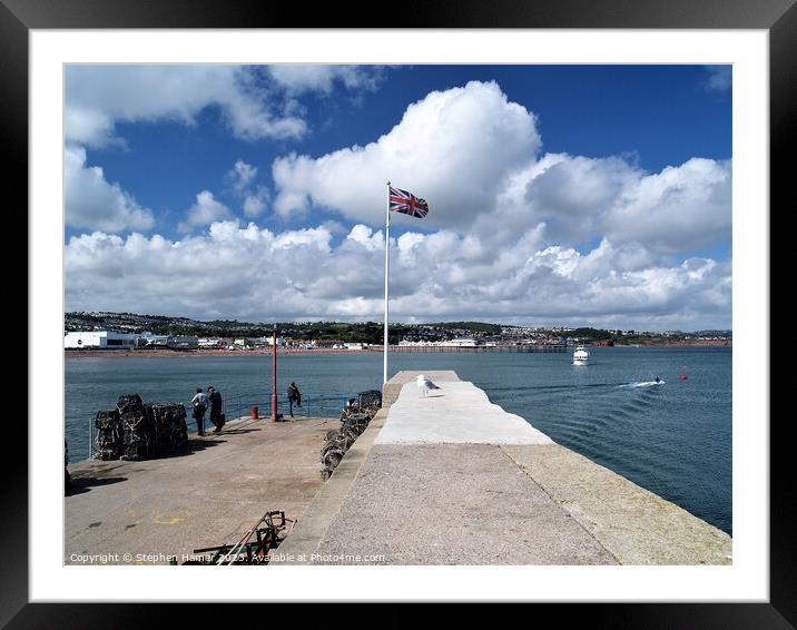 Flying the Flag for Paignton Framed Mounted Print by Stephen Hamer